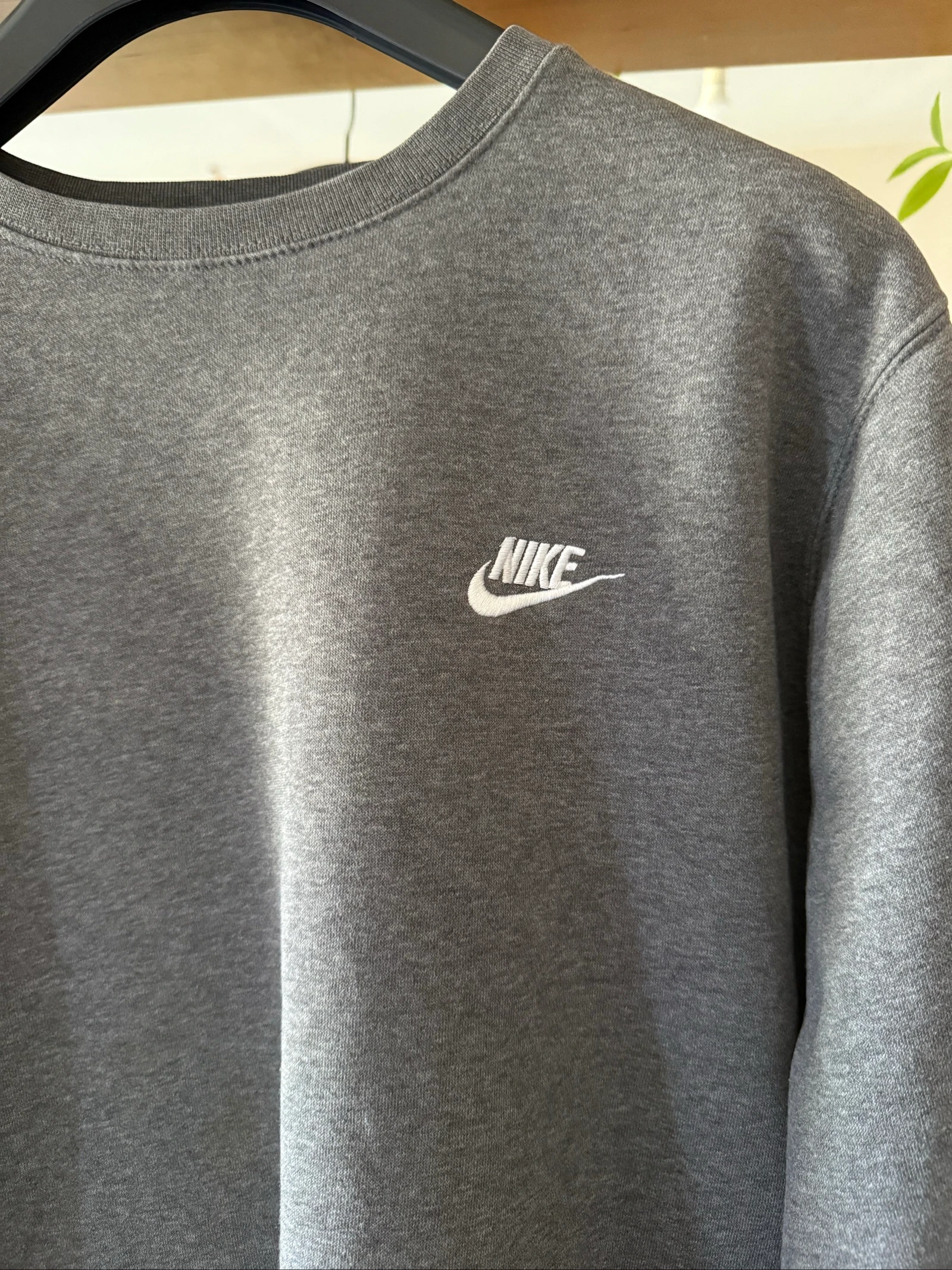 Sweat Nike vintage homme L gris – Logo brodé – Bon état – photo 3